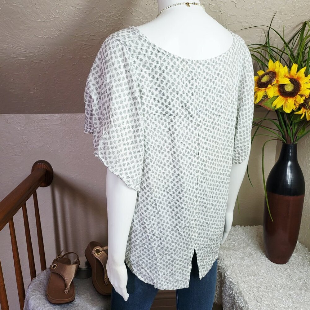 Prana leaf print comfy top - Picture 5 of 6